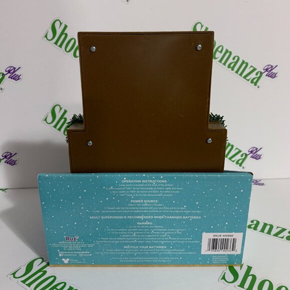 Ruz Disney Mickey & Minnie Mouse Fireplace Lights Musical Christmas Animated - Picture 4 of 6